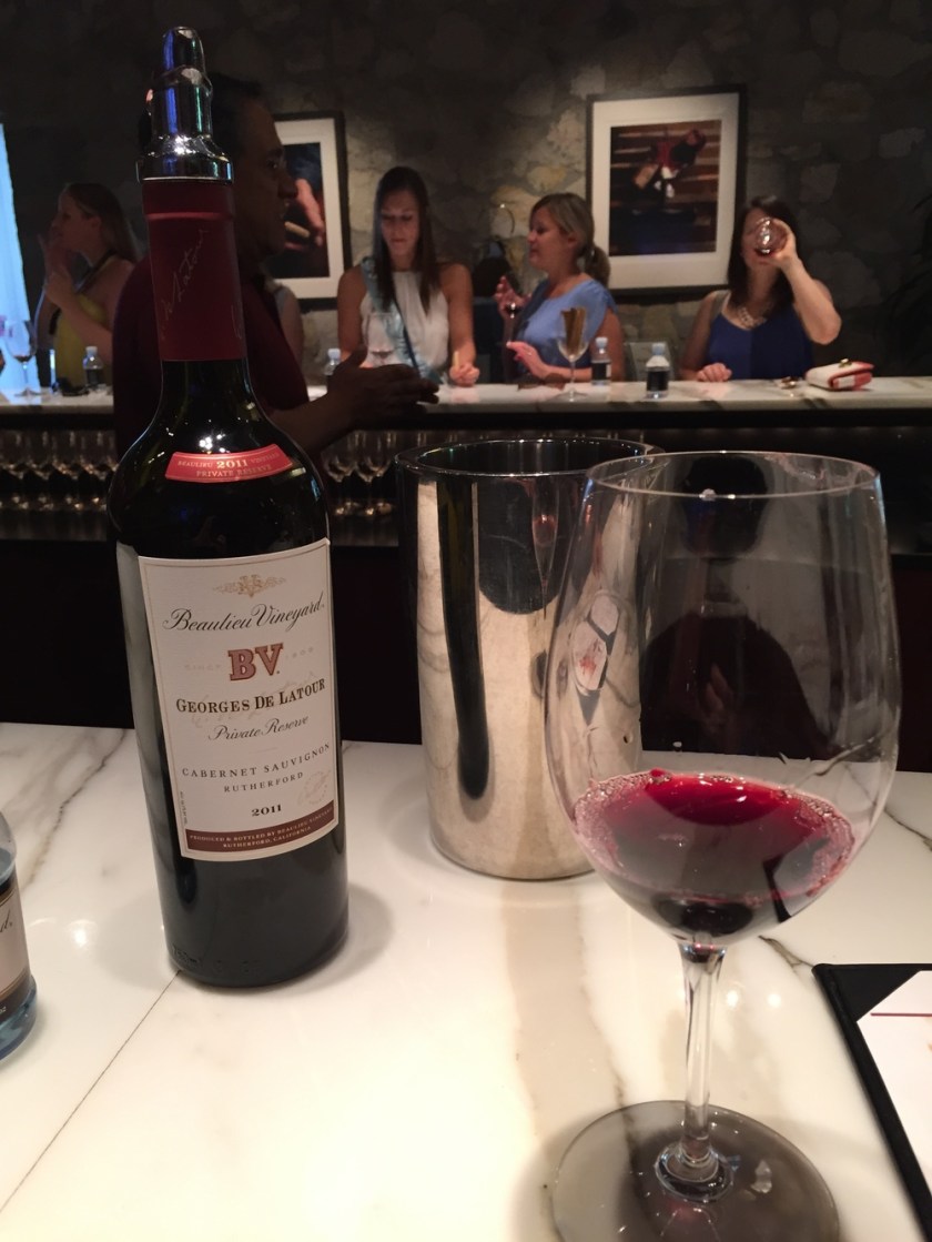 Latour Cabernet at BV Tasting Room