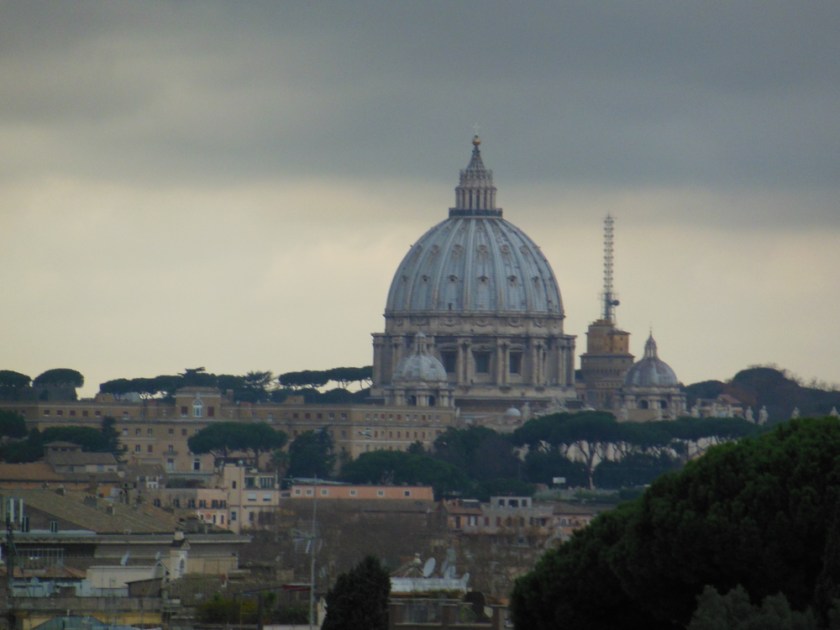 View of St. Peter's Basilica (from the Roman Forum)